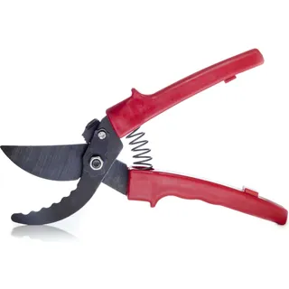 Секатор красный (лезвие волной)