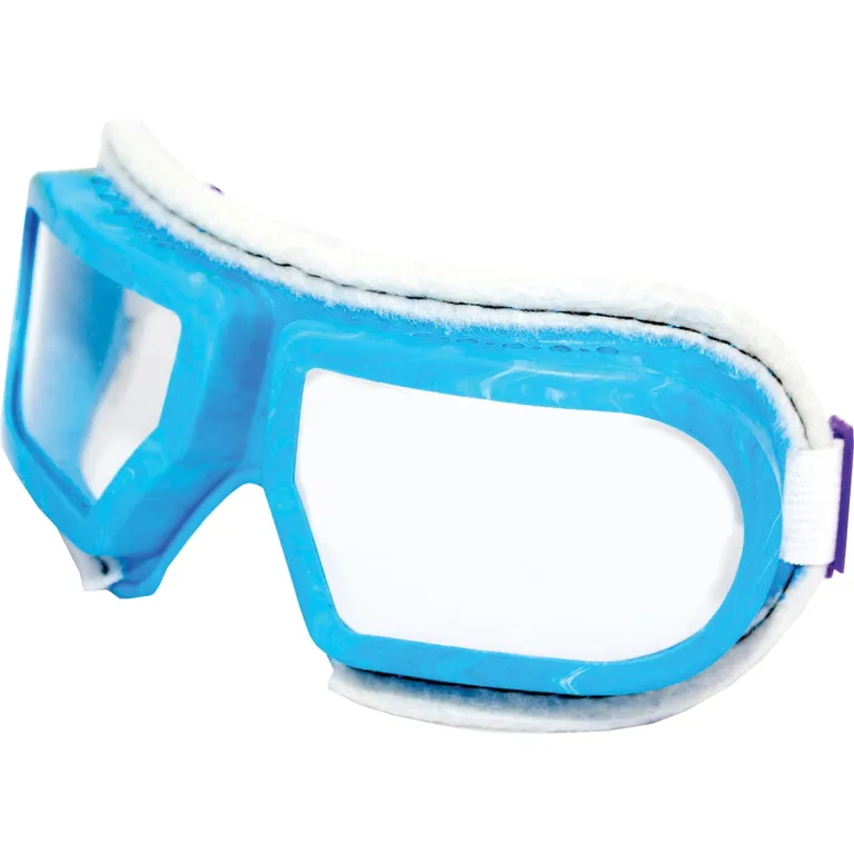 Окуляри захисні ЗП-12 прозорі, обтюратор з повсті (лінза: мінеральне загартоване скло 2 мм, оправа: ПВХ еластичний, резинка: ширина 20 мм) з отворами для прямої вентиляції VITA ФЛІ