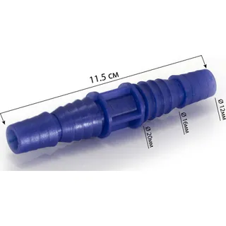 Двойник соединитель 1/2+5/8 универсальный для поливочных шлангов