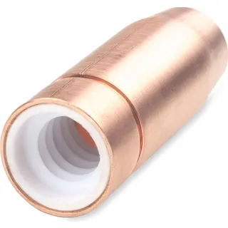 Сопло різьбове повністю мідь Т2(М1) ізолятор фторопласт Ф-4 +мідь для пальника MIG/MAG вага нетто 26,5 грам Харків VITA
