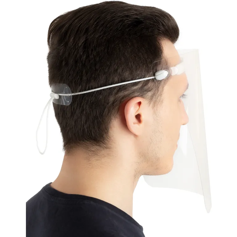 Щиток захисний для обличчя Медик-2 з резинкою (лінза ПС товщина 0,35 мм) Харків