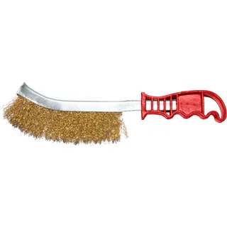 Щетка Китай гребенка, ручка КРАСНАЯ 250 мм 90 грамм