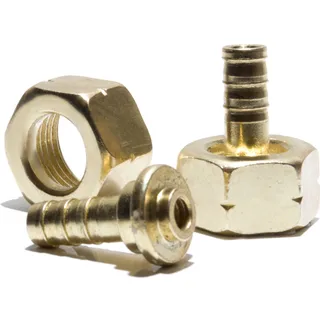 Гайка Сп-21,8 пропан ліва різьба плюс штуцер 9 мм