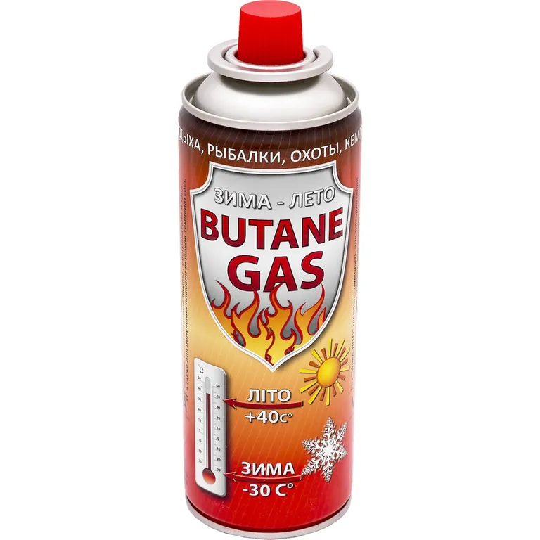 Газовий балон 220 г червоний