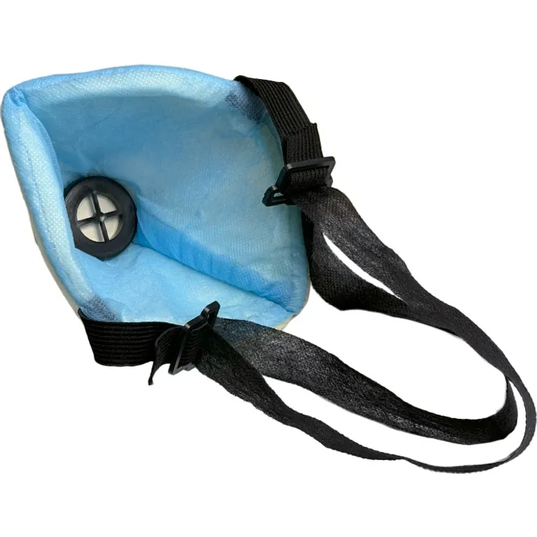 Респіратор У2К (код-1) поролон біло-синій, 1 клапан на видих (для захисту органів дихання від пилу і аерозолів)