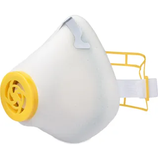 Респіратор У2К (код-2) всередині медична фільтротканина 1 клапан на видих, наголовник пластик (для захисту органів дихання від пилу і аерозолів)