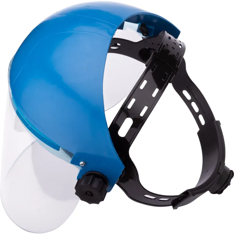 Щиток захисний Vision, наголовник з рейковий механізмом (екран: матеріал акрил оргскло, висота 18,5 см, товщина 3 мм, наголовник: ПЕ) VITA