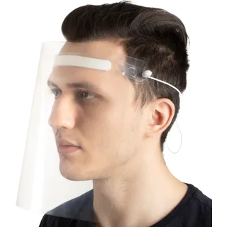 Щиток защитный для лица Медик-2 с резинкой (линза ПС толщина 0,35 мм) Харьков