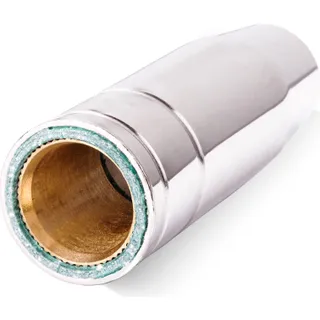 Сопло МВ-15 хромоване гладке повністю мідь Т2(М1) втулка латунь для пальника MIG/MAG вага нетто 28 грам VITA