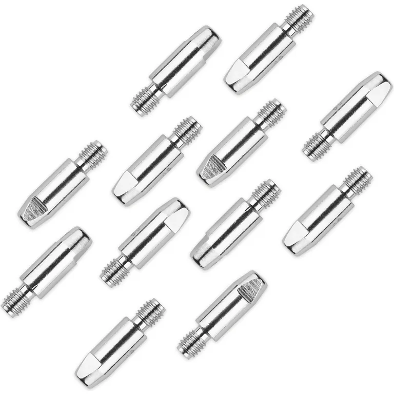 Посилений наконечник зварювальний 1,0 мм E-Cu-Nickel М6 D8мм/L28мм мідь Т2 (М1) для пальника MIG/MAG зварювального напівавтомата VITA
