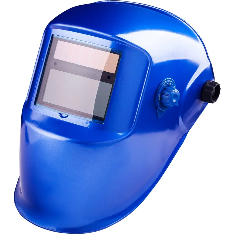 Маска зварювальна з автозатемненням Apache синя VITA