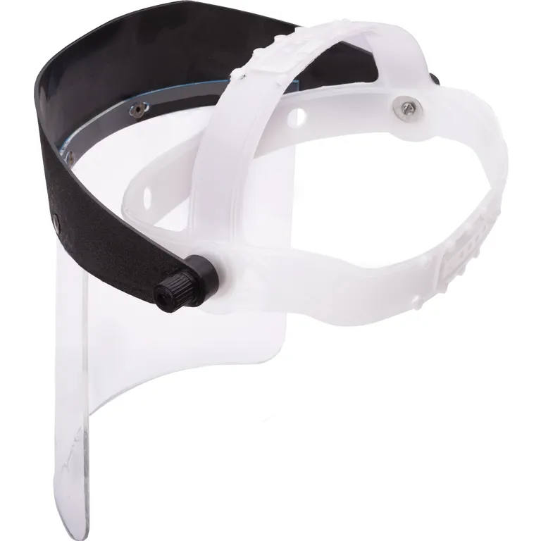 Щиток захисний (екран: матеріал акрил оргскло, висота 17,5 см, товщина 3 мм, наголовник: ПЕ) VITA