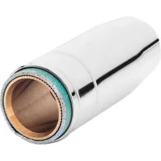 Сопло МВ-25АК гладке повністю мідь Т2(М1) хромоване втулка латунь для пальника MIG/MAG вага нетто 57 грам VITA