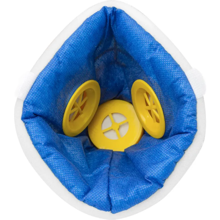 Респіратор У2К (код ЛЮКС) всередині медична фільтротканина) 2 клапани на вдих, один на видих, наголовник пластик (для захисту органів дихання від пилу і аерозолів)