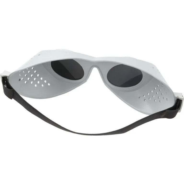 Окуляри зварювальні СІТКА Г-2 (6 DIN) діам. 48 мм (лінза: мінеральне загартоване скло 2 мм, оправа: ПВХ еластичний, резинка: ширина 15 мм) з отворами для прямої вентиляції ФСЮ