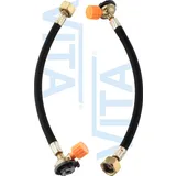 Пристрій заправний для газових балончиків з цанговим кріпленням, довжина 35 см обвальцьоване