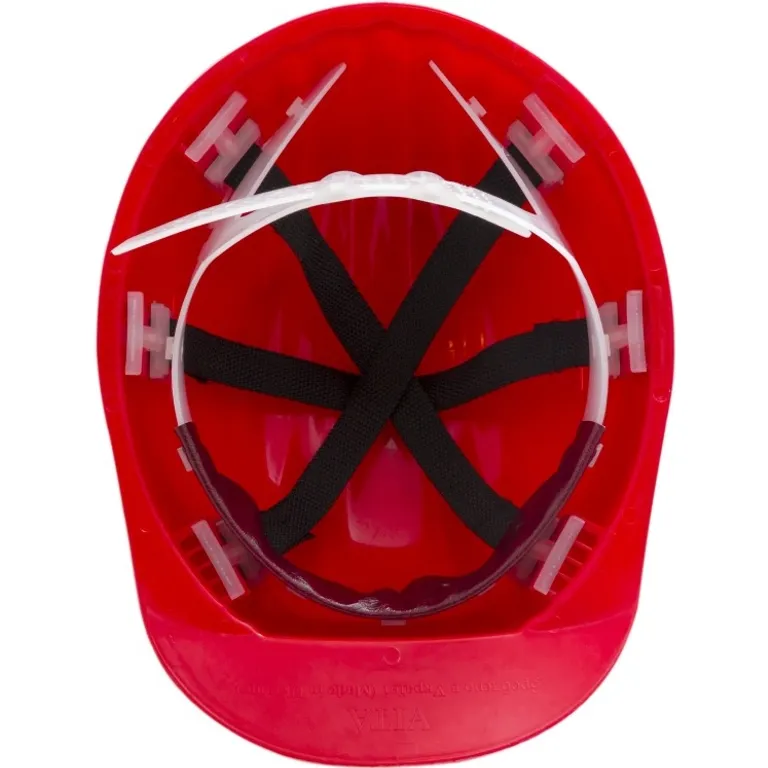 Каска будівельна Україна (колір червоний)