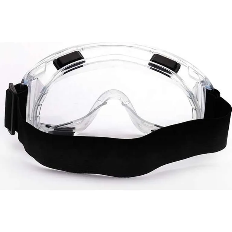 Окуляри захисні Vision прозорі з непрямою вентиляцією 4 клапани (лінза: ПС, оправа: ПВХ, резинка: ширина 40 мм) VITA