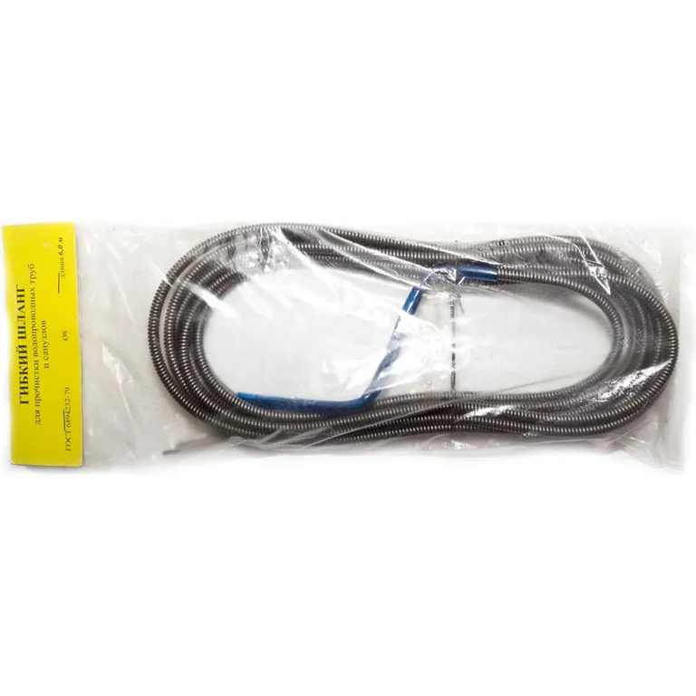 Трос для прочищення каналізації довжина 6,0 м