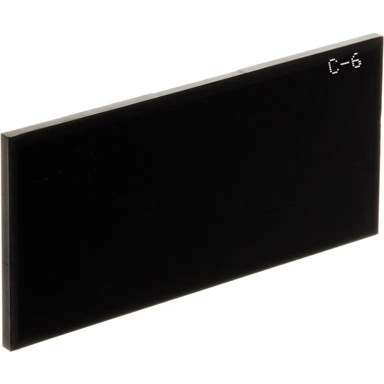 Світлофільтр для зварювальної маски С-6 (DIN 12) 50х102х2,8 мм (матеріал: мінеральне загартоване скло) Антоніо Маск ZS-1016