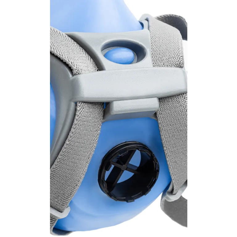 Напівмаска респіратор з 1-м аерозольним круглим фільтром P2 (N95) кріплення фільтра різьбове аналог Сталкер-1 Антоніо Маск