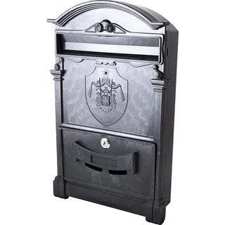 Почтовый ящик черный с почтовым гербом Англии 18 века