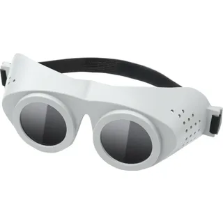 Окуляри зварювальні СІТКА Г-2 (6 DIN) діам. 48 мм (лінза: мінеральне загартоване скло 2 мм, оправа: ПВХ еластичний, резинка: ширина 15 мм) з отворами для прямої вентиляції ФСЮ