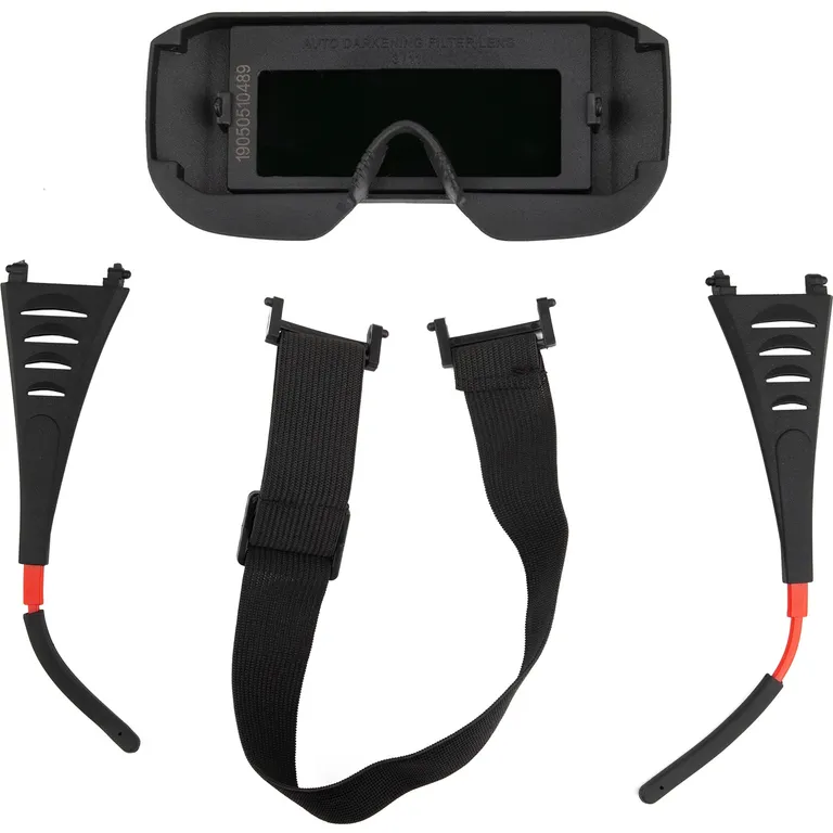 Окуляри зварювальні з автозатемненням (2в1) з регульованими дужками і резинкою VITA