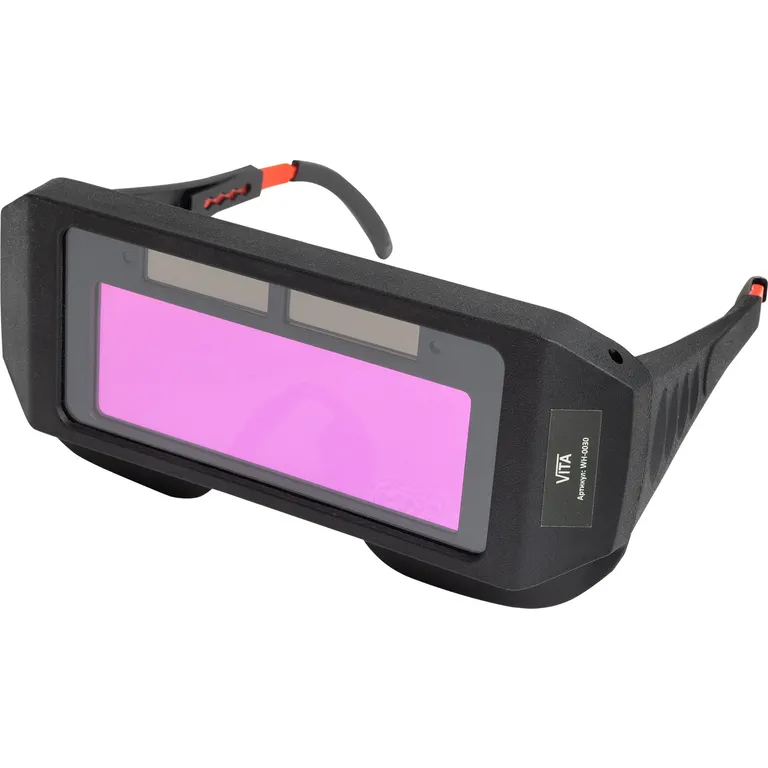 Окуляри зварювальні з автозатемненням (2в1) з регульованими дужками і резинкою VITA