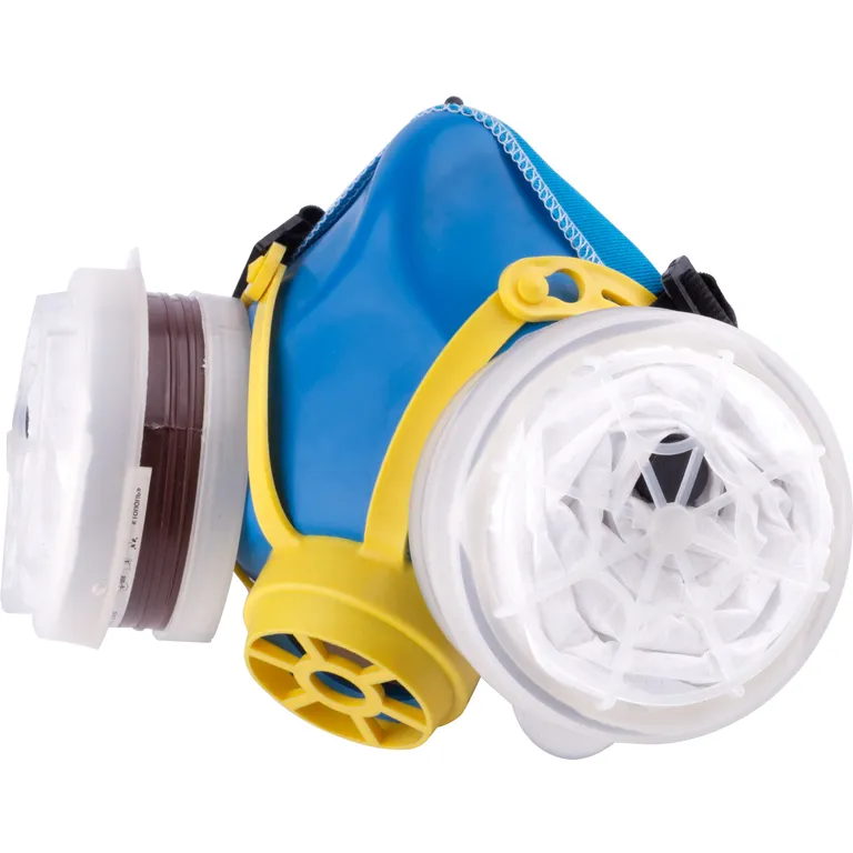 Напівмаска респіратор Тополь з 2-ма хімічними фільтрами (марка ДОТ А1Р1 ФП) Харків