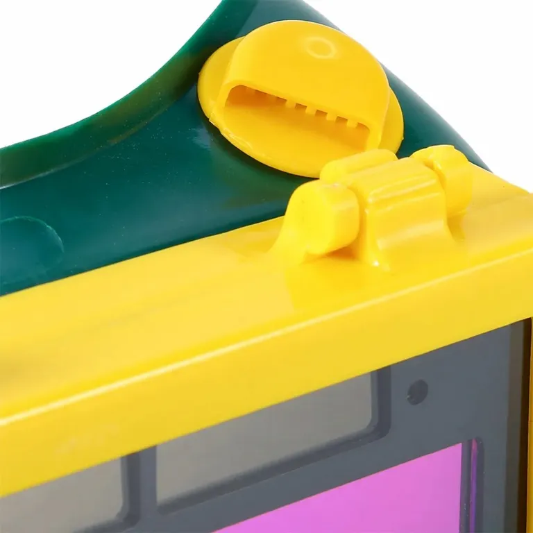 Окуляри зварювальні з автозатемненням (оправа: зелена гума, відкидна лінза, з непрямою вентиляцією 6 клапанів) VITA