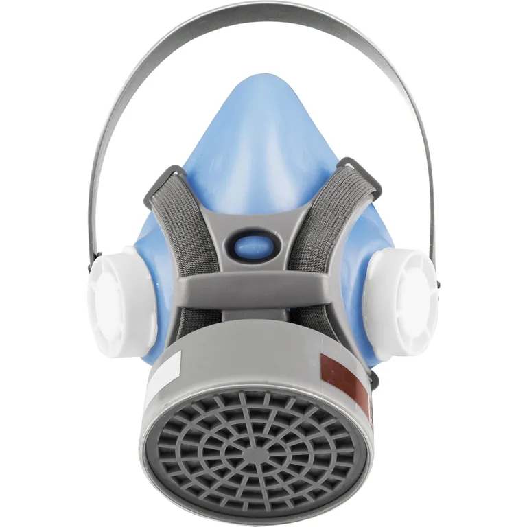 Напівмаска респіратор з 1-м хімічним круглим фільтром A1 кріплення фільтра різьбове аналог Сталкер-1 Антоніо Маск
