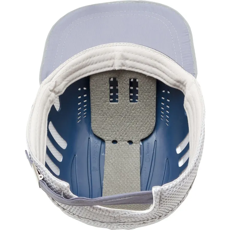 Каска-бейсболка ударостійка зі світловідбиваючою стрічкою (колір сірий)