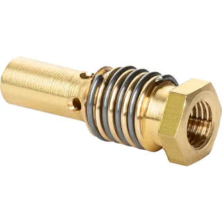 Розпилювач для горелки Іскра з клапаном газу М-8 з пружиною ліва різьба КОРОТКА ЮБКА латунь марка ЛС59-1 вища якість VITA