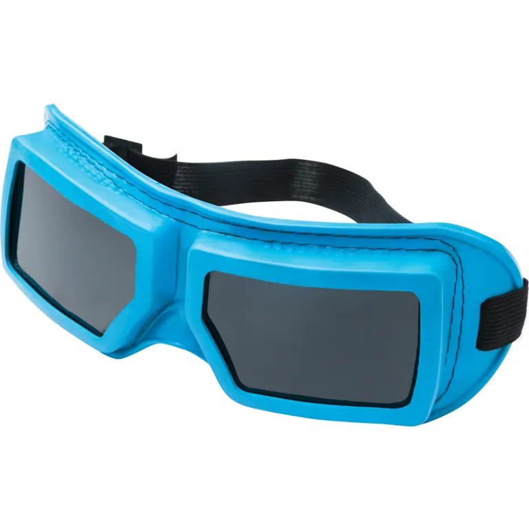 Окуляри захисні ЗП-12 Г-2, обтюратор з повсті (лінза: мінеральне загартоване скло 2 мм, оправа: ПВХ еластичний, резинка: ширина 20 мм) з отворами для прямої вентиляції ФСЮ