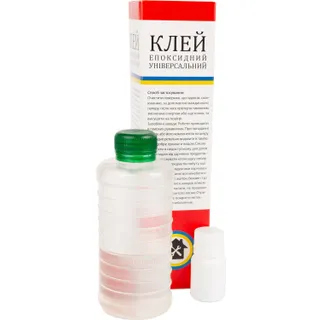 Клей эпоксидный универсальный ЭДП двухкомпонентный вес 150 г Монолит Пульс Харьков