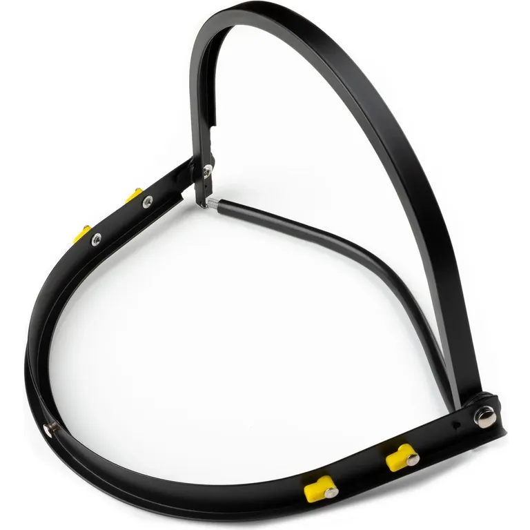 Щиток захисний з кріпленням для каски (екран: матеріал ПК полікарбонат, висота 17,5 см, товщина 1,0 мм, скоба алюмінієва) Антоніо Маск ZW-5210 (каска не йде в комплекті)