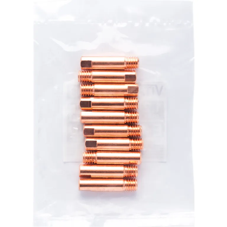 Наконечник зварювальний 0,8 мм E-Cu-Aluminium М6 D6мм/L25мм мідь Т2 (М1) для пальника MIG/MAG зварювального напівавтомата VITA