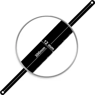 Полотно пильное для ножовки по металлу г.Харьков 300 х 12,5 мм шаг 1,25х6ВХ