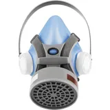 Напівмаска респіратор з 1-м хімічним круглим фільтром A1 кріплення фільтра різьбове аналог Сталкер-1 Антоніо Маск