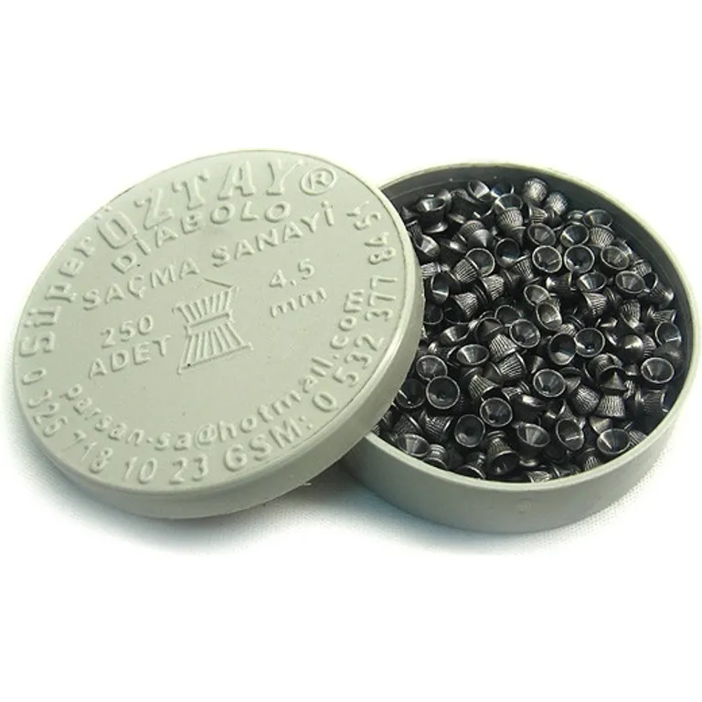 Кулі OZTAY до пневматики 250шт Туреччина матеріал: свинець