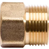 Перехідник балон-редуктор G-3/4 зовнішня W-21.8 (Сп 21,8) внутрішня Краматорськ (метал латунь) з малого кисневого балона на звичайий кисневий редуктор