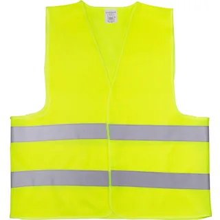 Жилет зі світловідбиваючою стрічкою Китай (колір лимонний) щільність тканини 120 г/м2, склад поліестер 100%, розмір 4ХL (64 см)