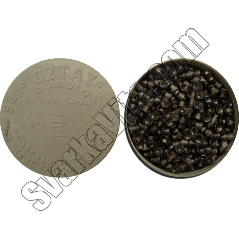 Кулі OZTAY до пневматики 250шт Туреччина матеріал: свинець