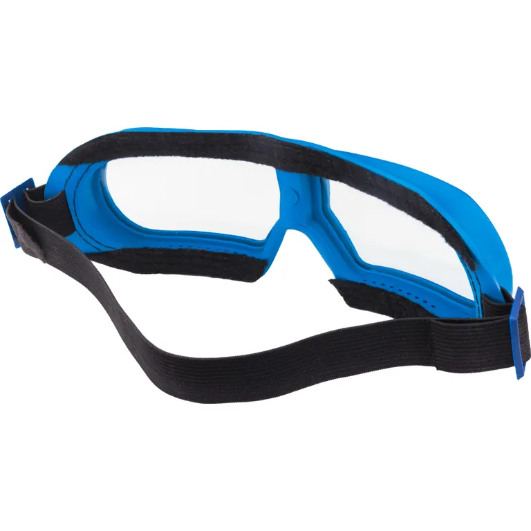 Окуляри захисні ЗП-12 прозорі, обтюратор з повсті (лінза: мінеральне загартоване скло 2 мм, оправа: ПВХ еластичний, резинка: ширина 20 мм) з отворами для прямої вентиляції VITA ФСЮ