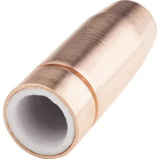 Сопло МВ-15 повністю мідь Т2(М1) гладке ізолятор фторопласт Ф-4 для пальника MIG/MAG вага нетто 26 грам Харків VITA