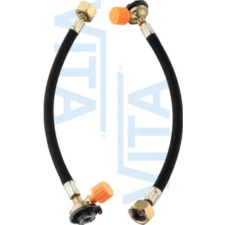 Пристрій заправний для газових балончиків з цанговим кріпленням, довжина 35 см обвальцьоване