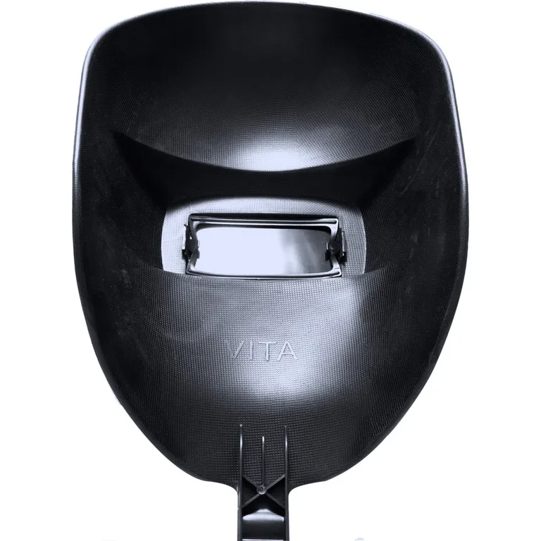 Щиток зварювальний пластиковий з ручкою (світлофільтр: мінеральне загартоване скло розмір 50х102х2,8 мм) VITA