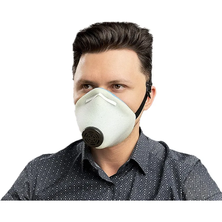 Респіратор У2К (код-1) поролон біло-синій, 1 клапан на видих (для захисту органів дихання від пилу і аерозолів)