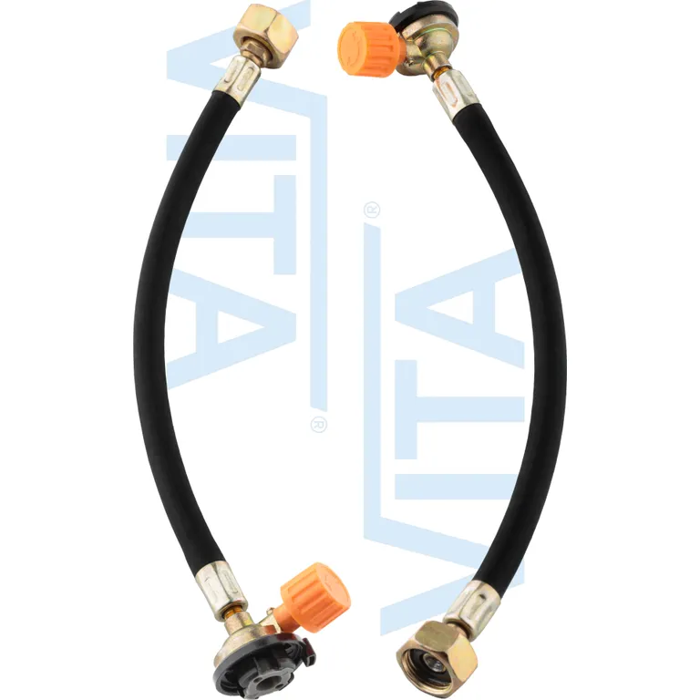 Пристрій заправний для газових балончиків з цанговим кріпленням, довжина 35 см обвальцьоване